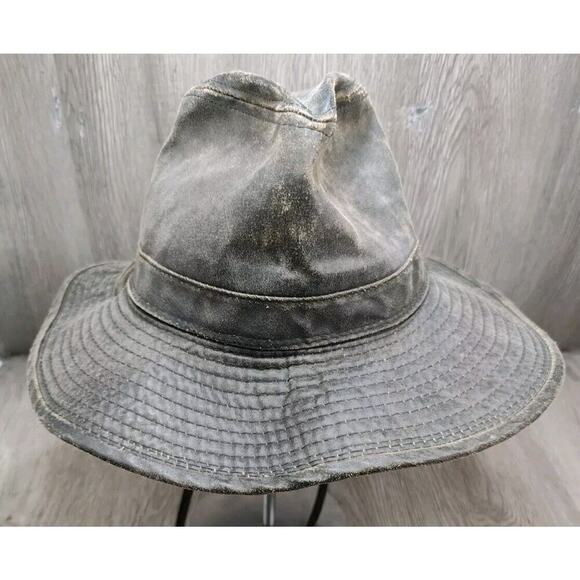 Dorfman Pacific Company Men's Medium Fedora Hat‎ Weathered Outback Cap DPC - Picture 1 of 9